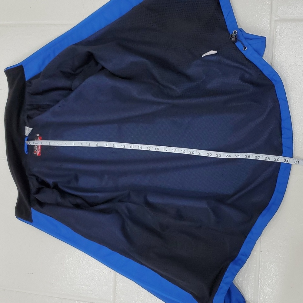Timberland Mountain Athletics jacket men's medium blue mesh lined FLAWS - Picture 8 of 16